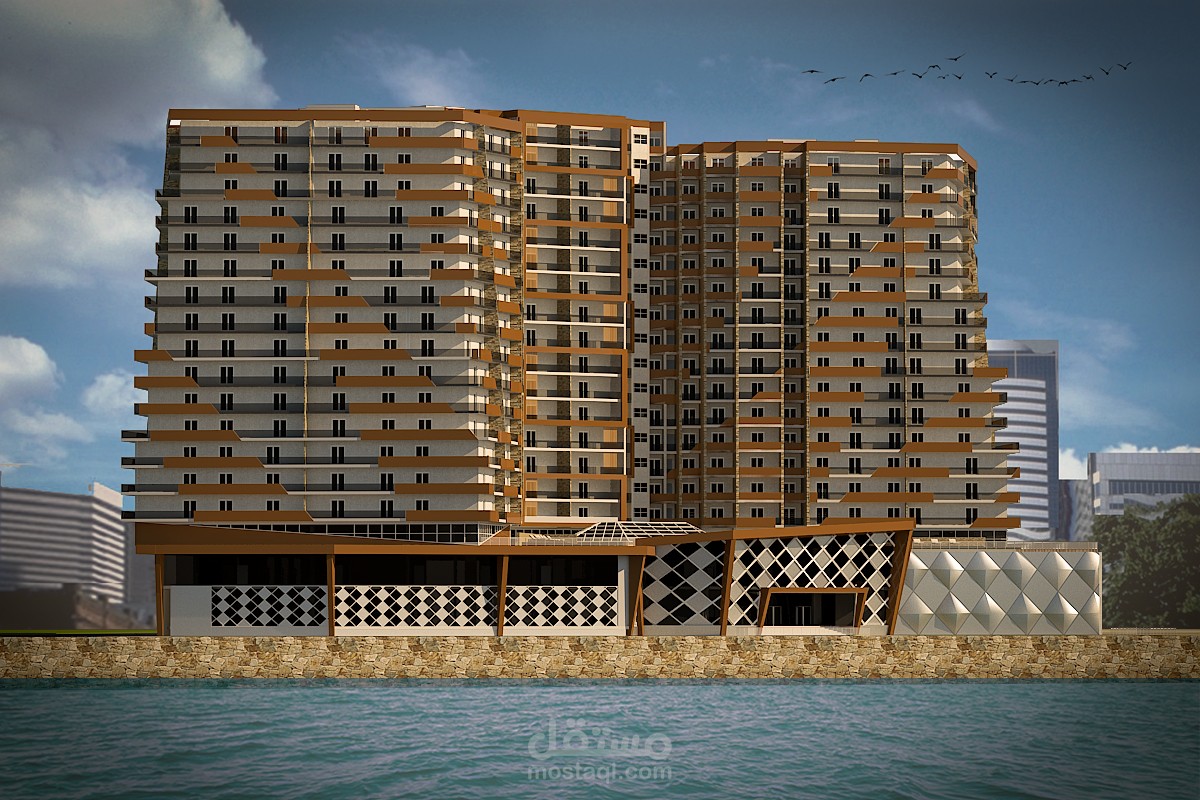 مشروع مجمع سكني تجاري