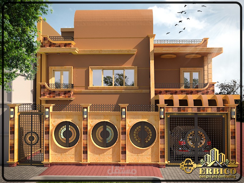 تصميم خارجي لفيلا بمصر