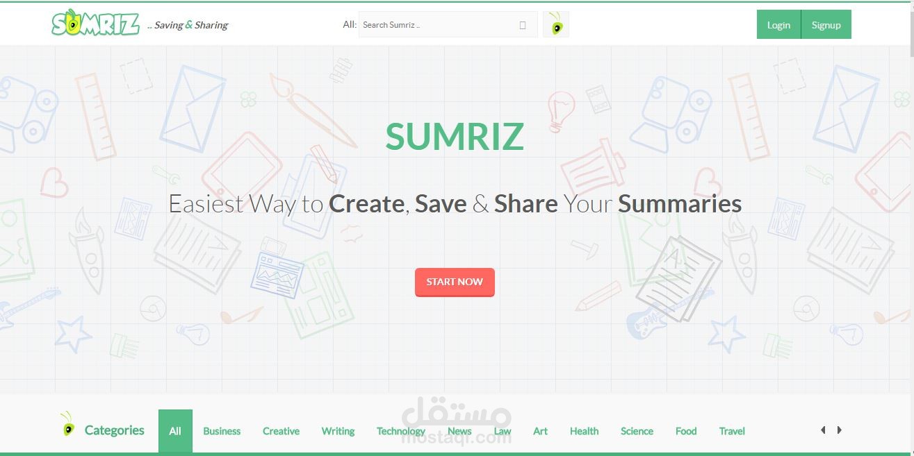 موقع لإدارة الملخصات وتحويلها ل PDF