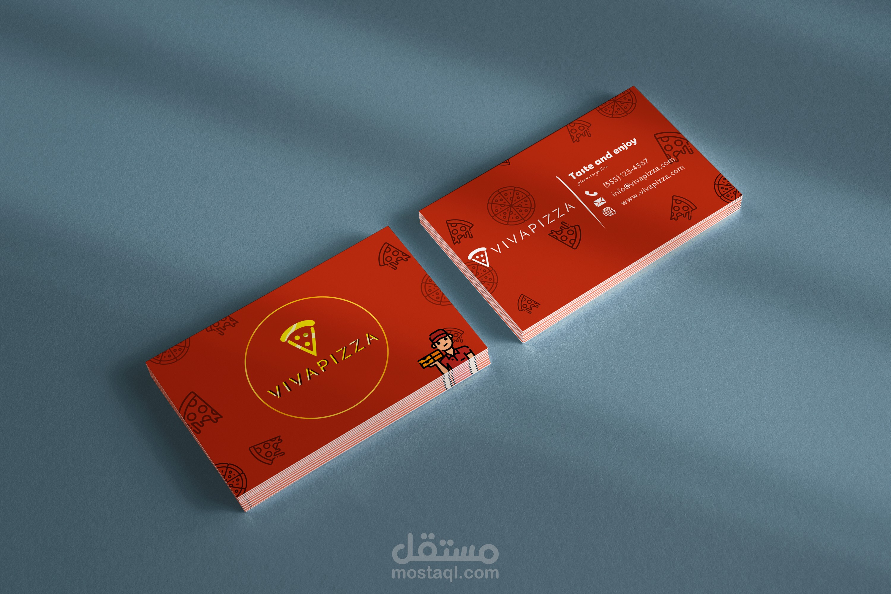 بطاقة عمل احترافية professional business card