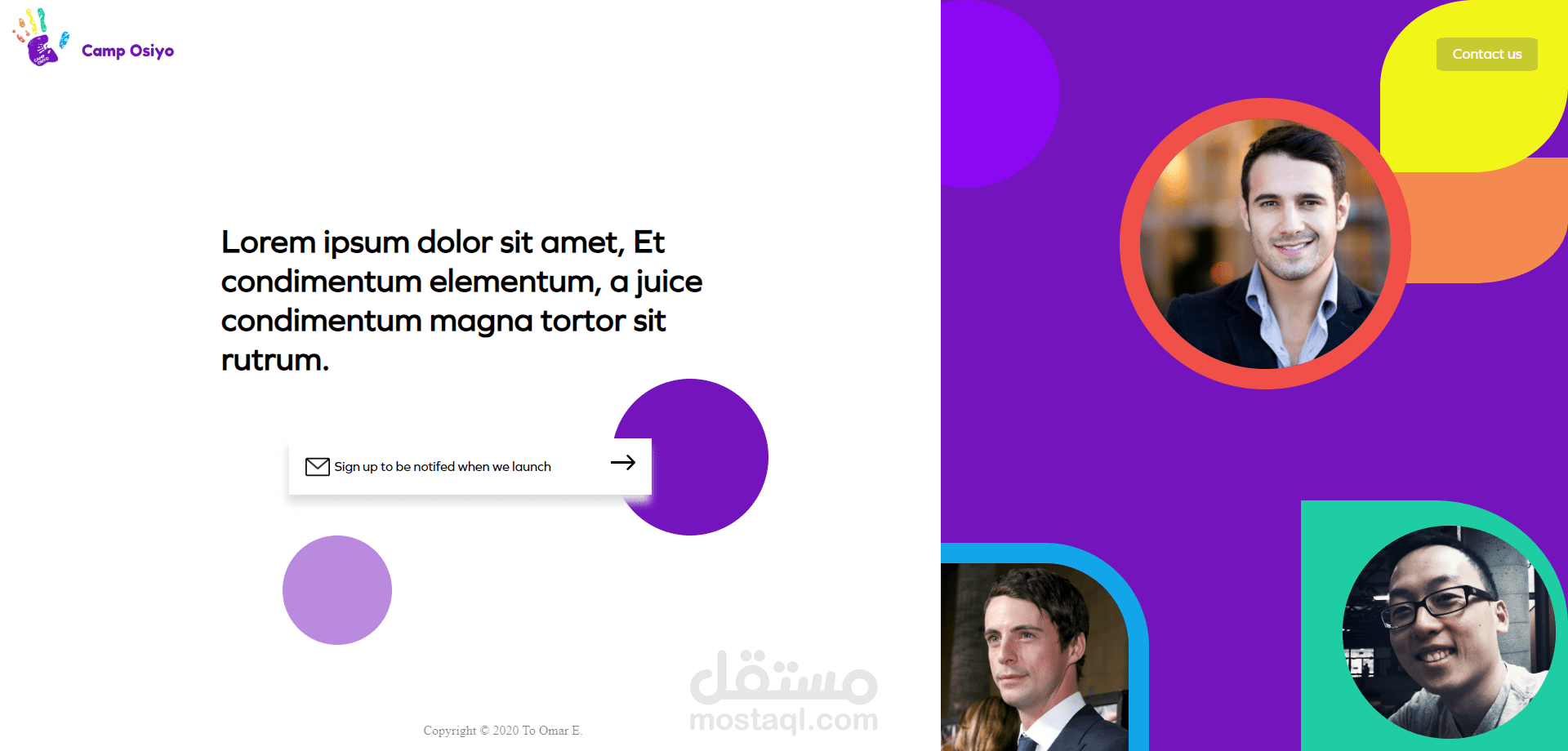 تصميم موقع (HTML+CSS3)