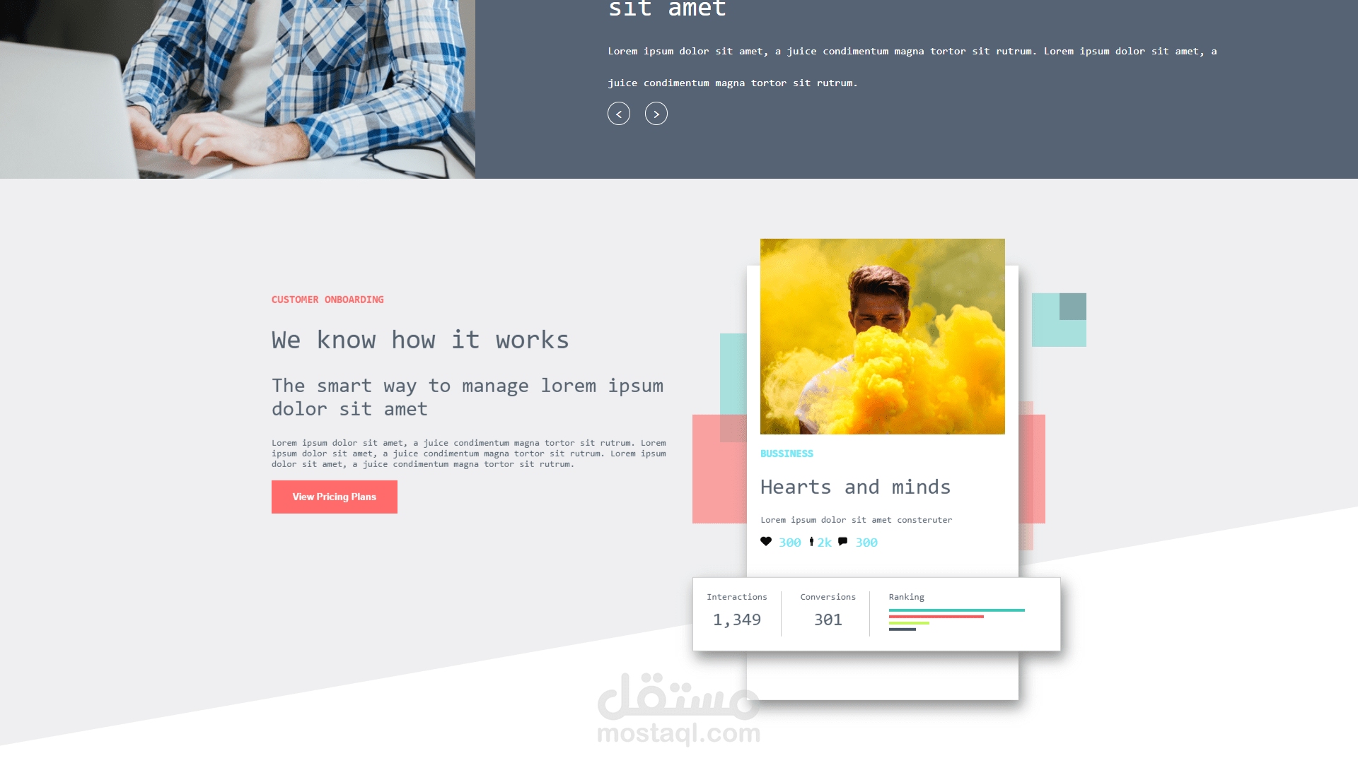 تصميم صفحة ويب HTML+ CSS3