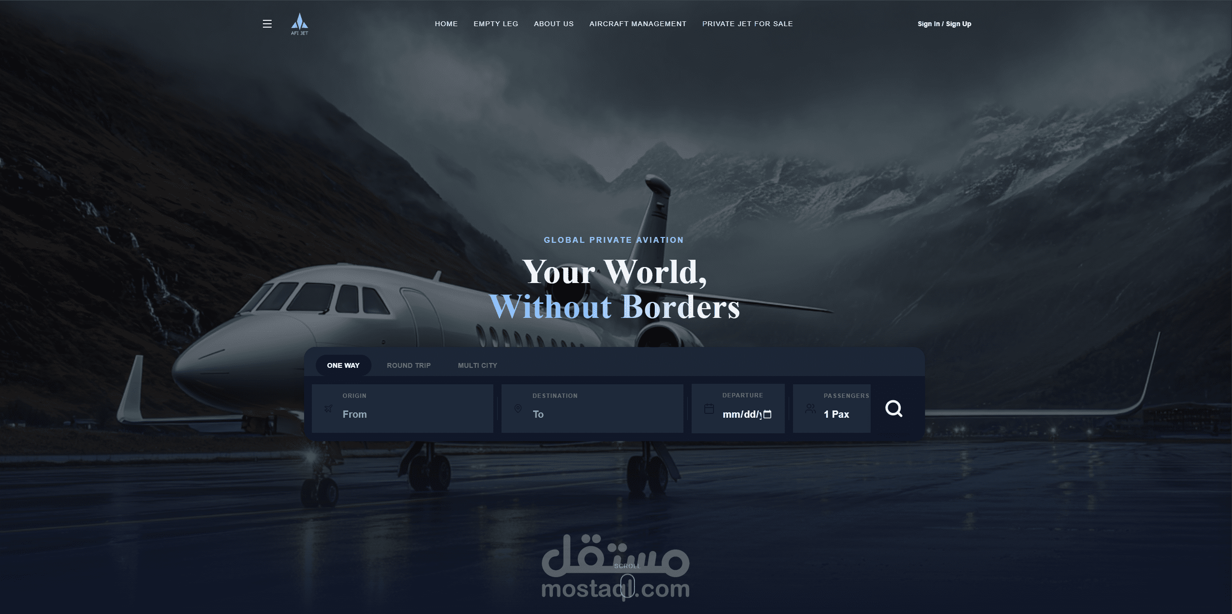 AFIJET – منصة لحجز الطائرات الخاصة وعرضها للبيع