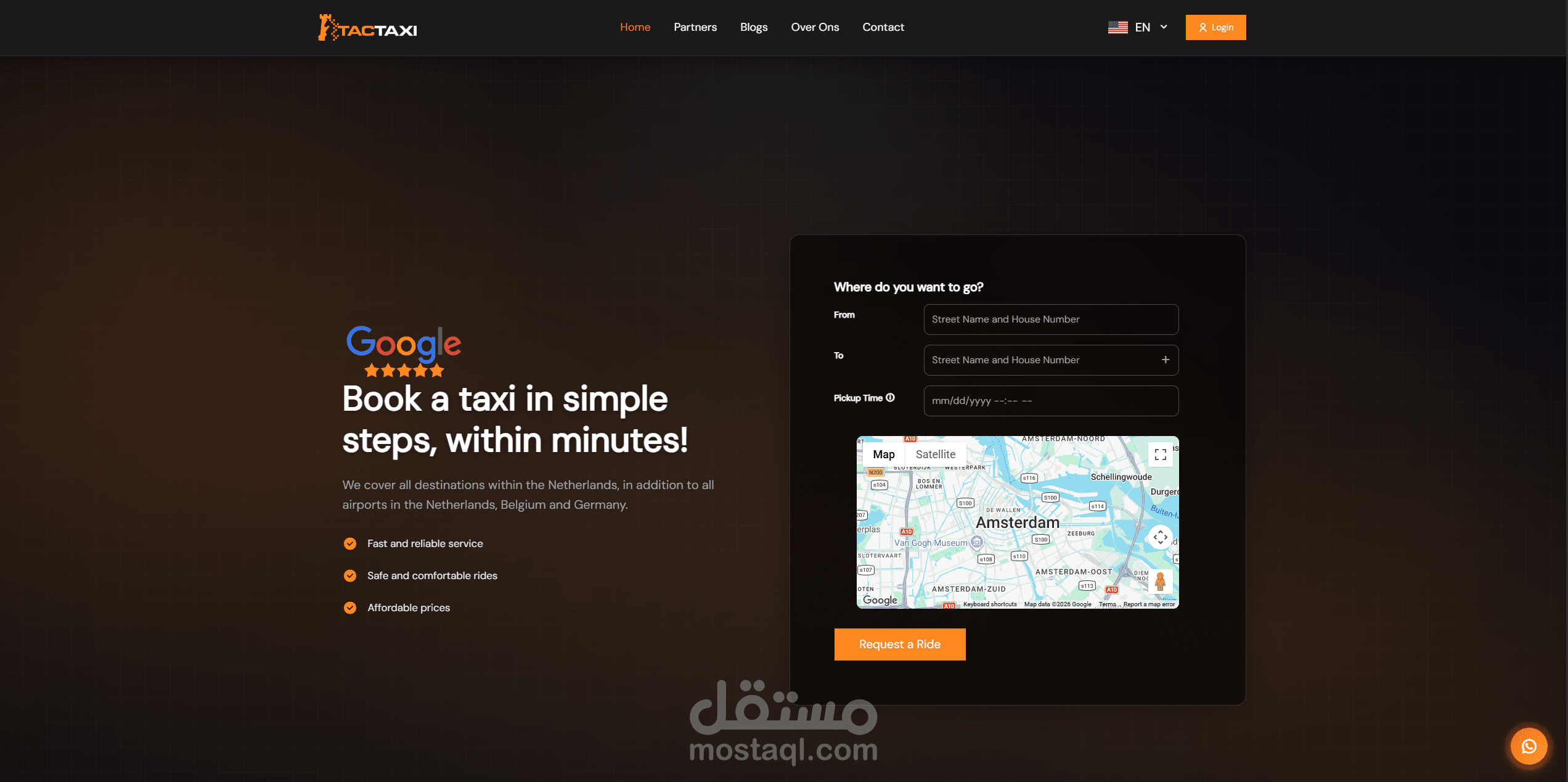 TAC Taxi - نظام متكامل لإدارة خدمات النقل الذكي والحجوزات