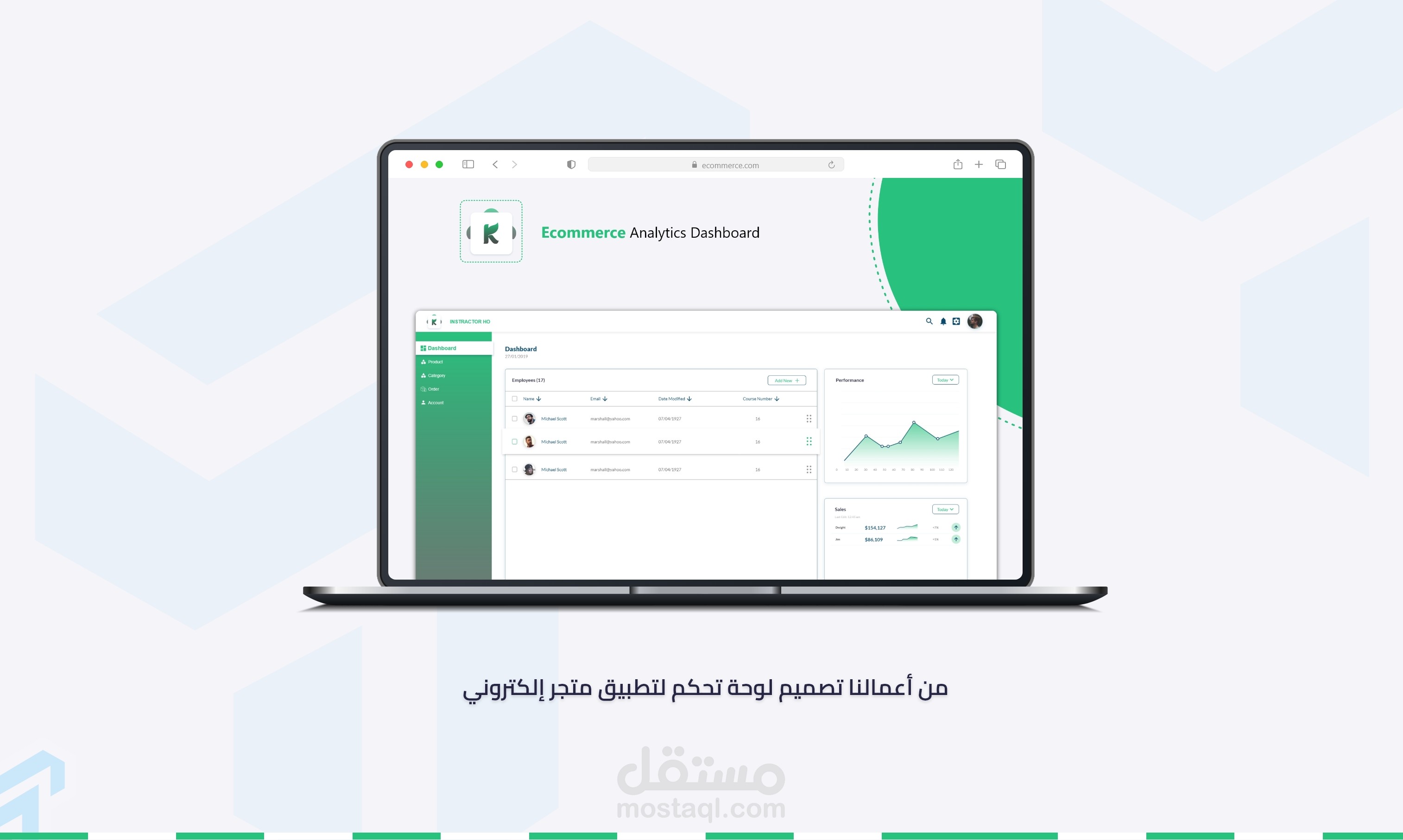 Dashboard For Grocery Shopping App