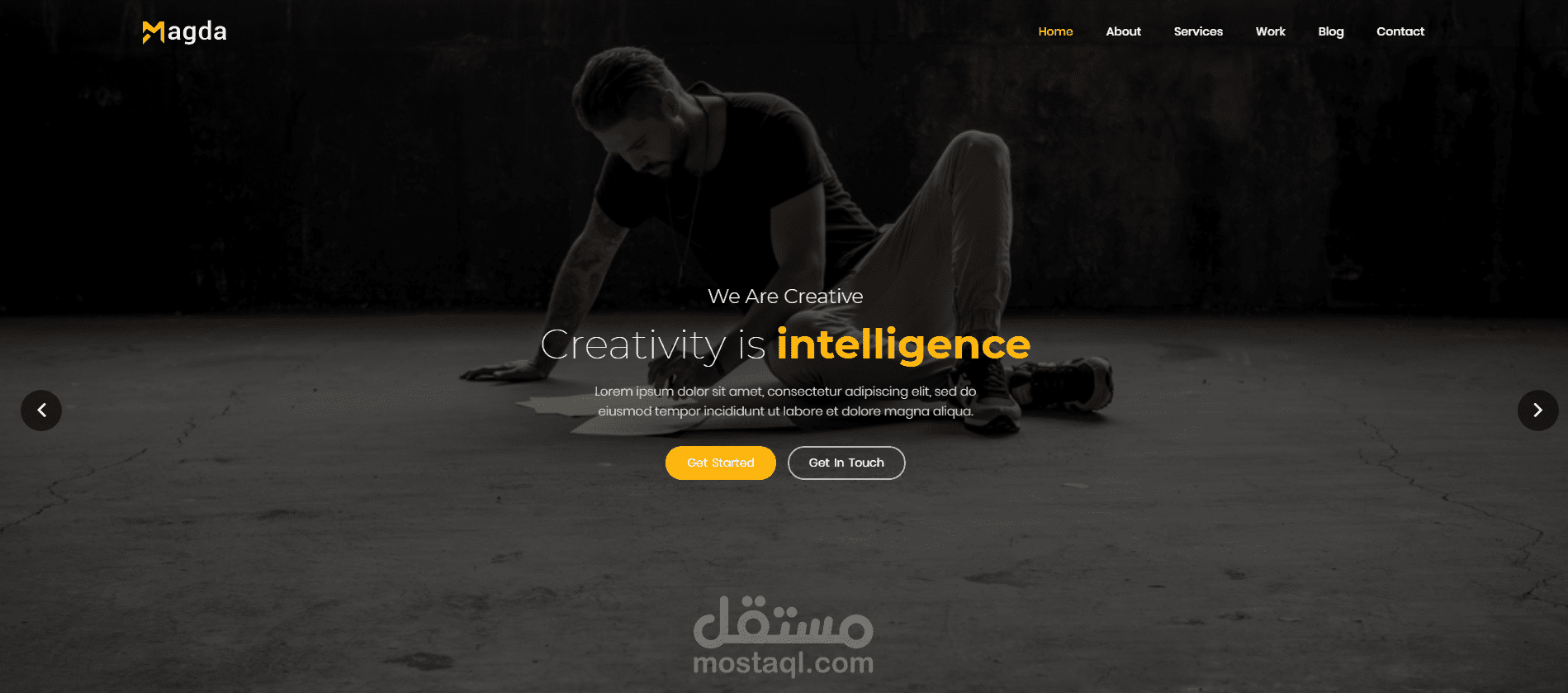 Magda - Creative One Page multipurpose template