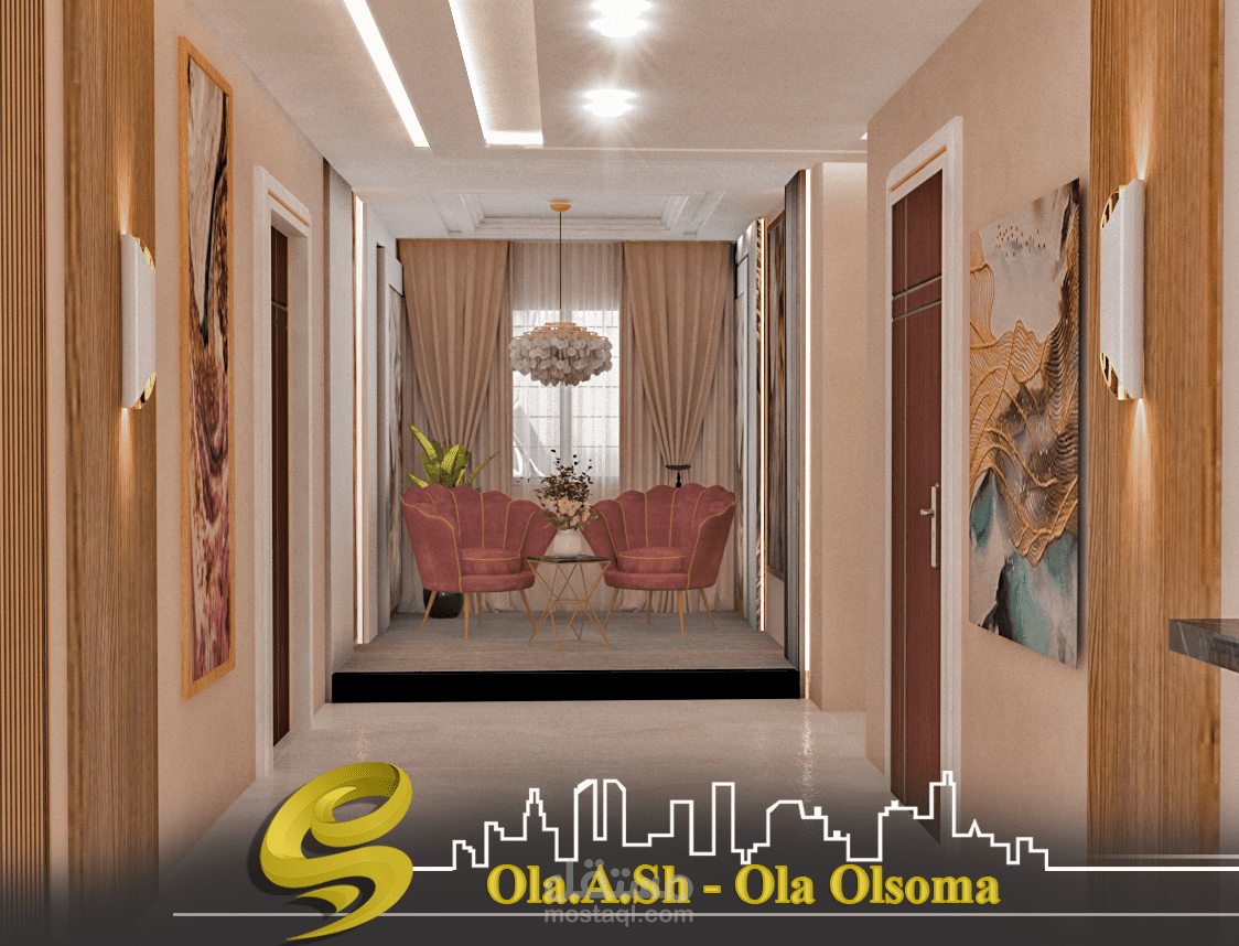 تصميم داخلي لبيت سكني