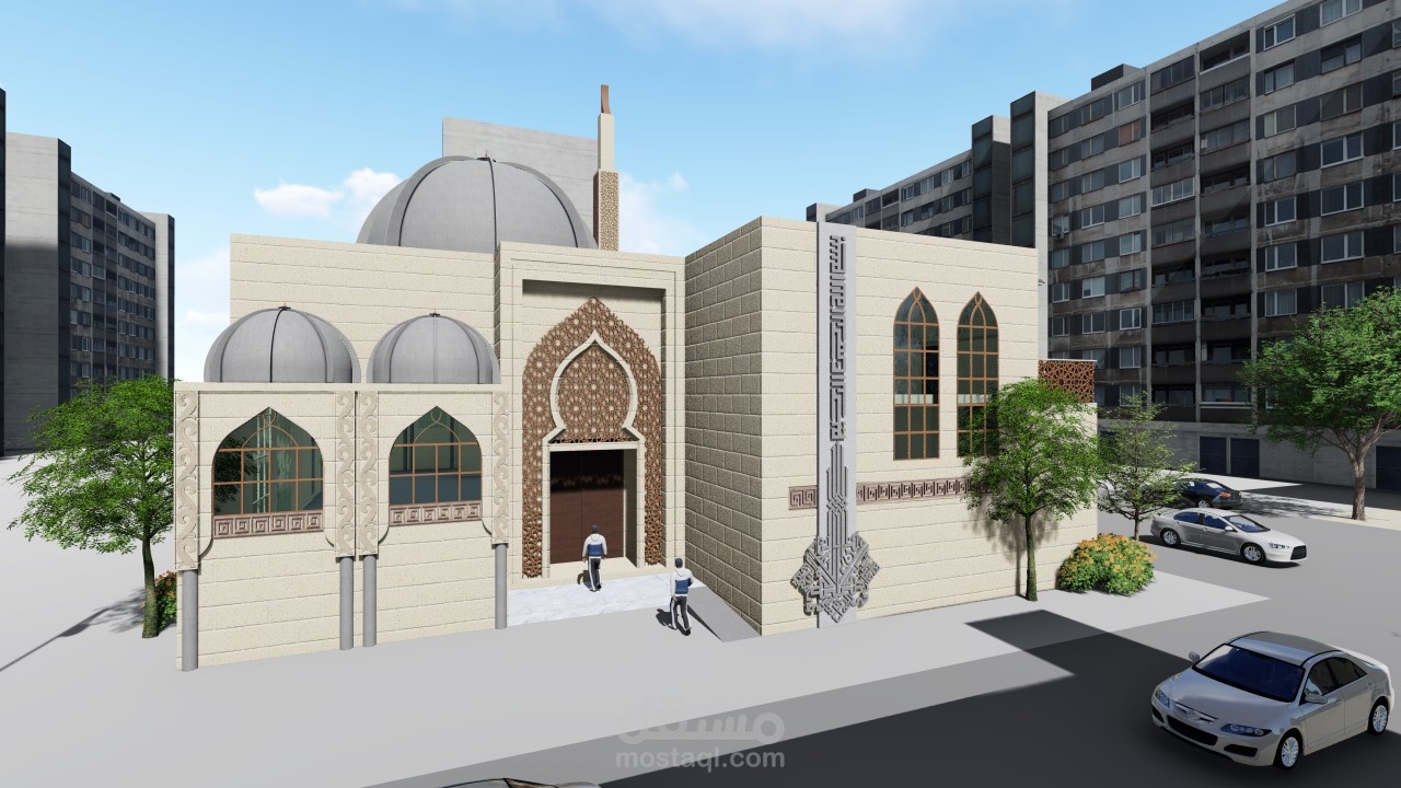 تصميم مسجد