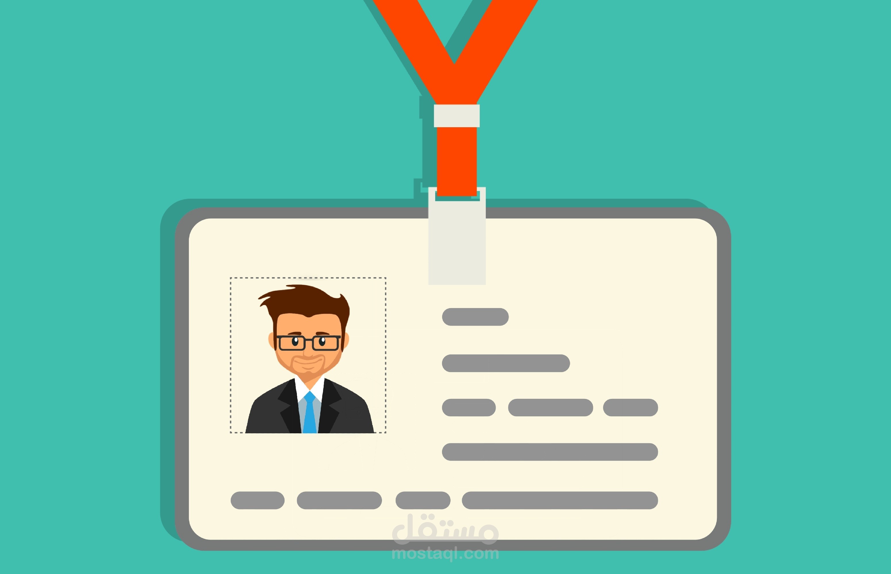 تصميم بطاقات عمل شركة ID Card design