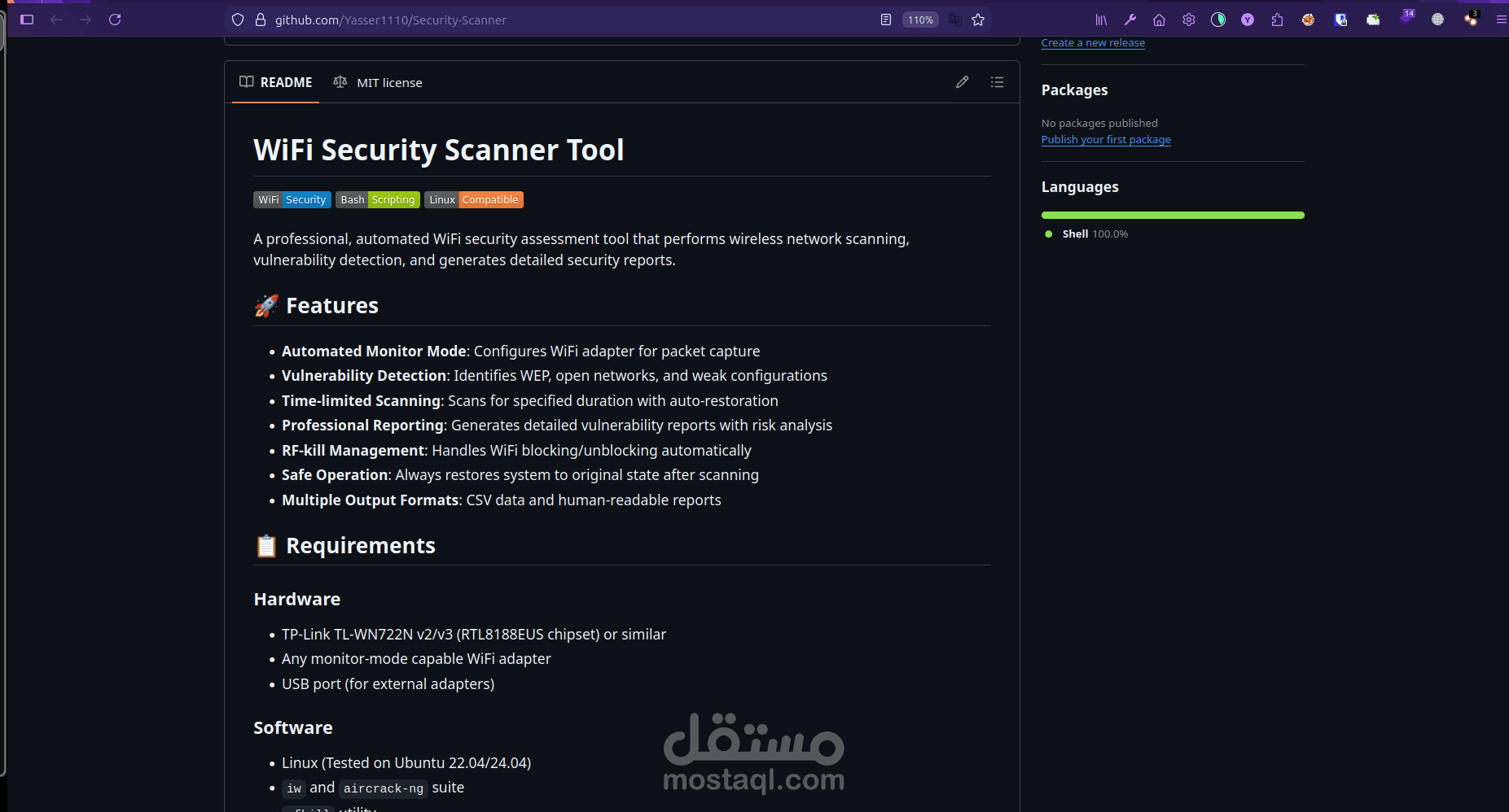 WiFi Security-Scanner Tool