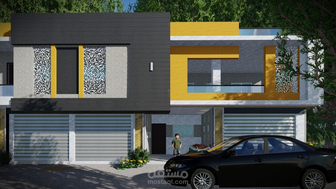 تصميم واجهة فيلا