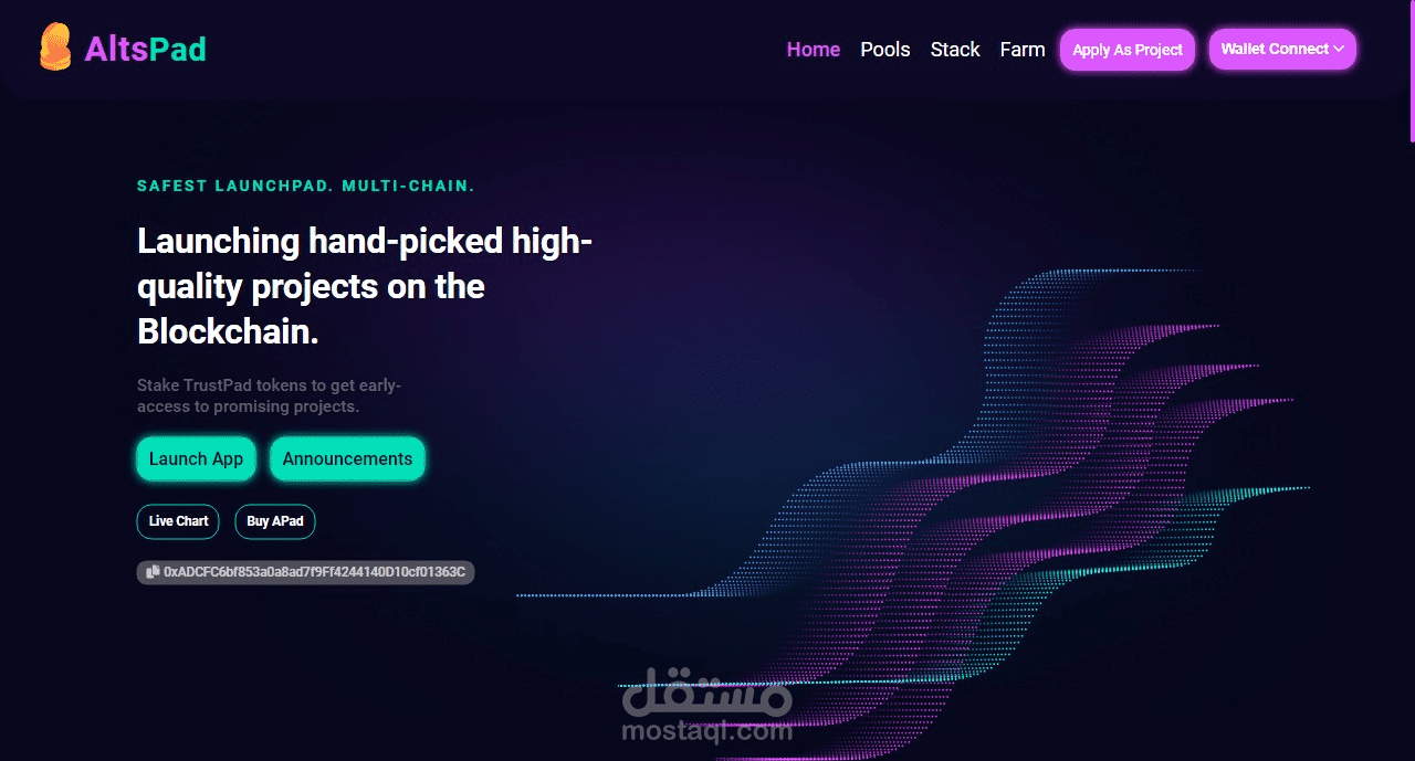 موقع جديد باستخدام  VueJs (لا تنسي رابط العمل بالأسفل)