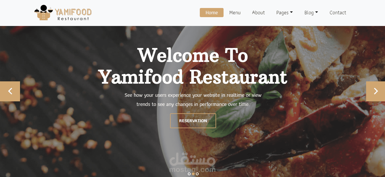 تصميم وتكويد صفحه web