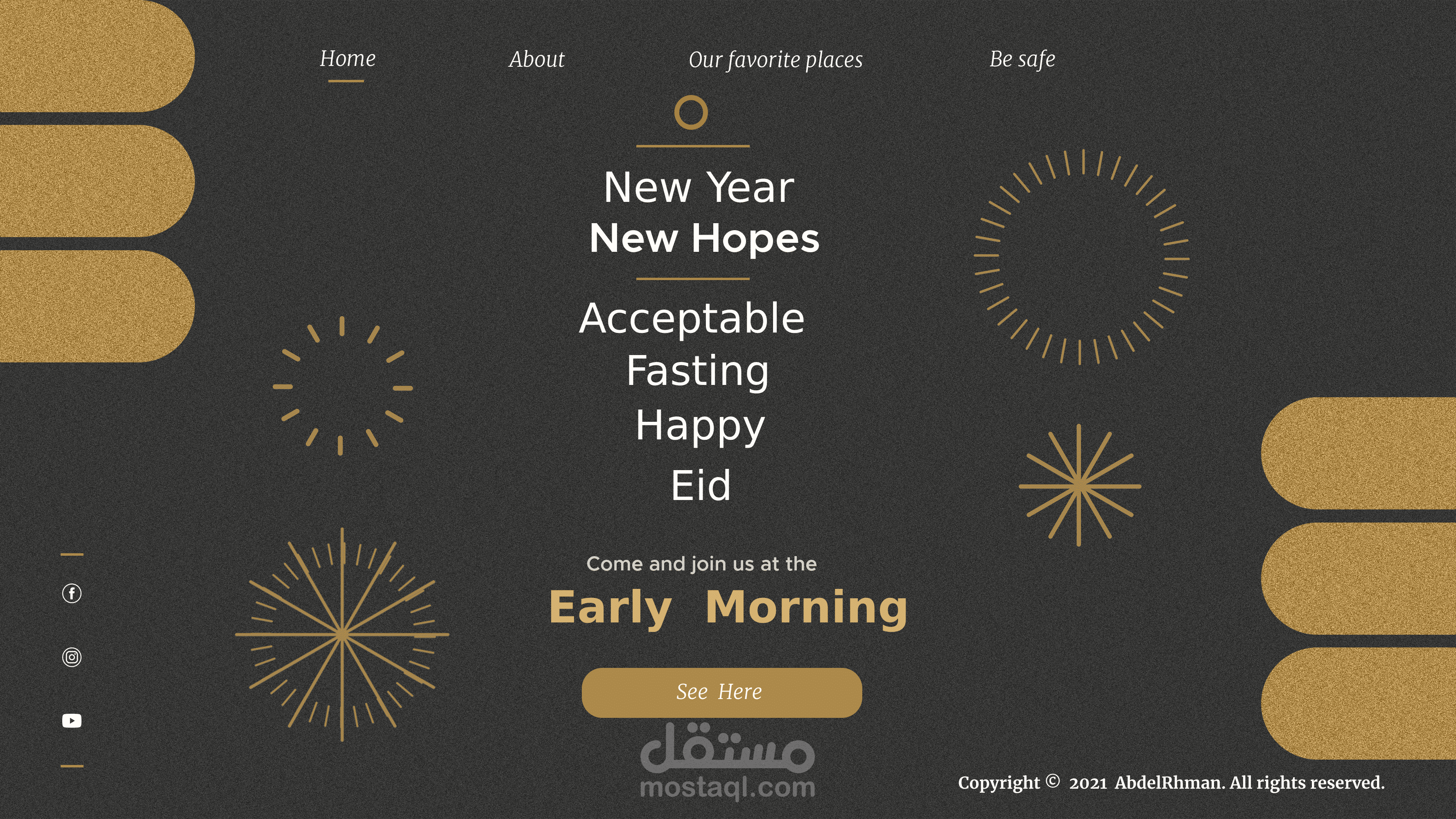 landing page  العيد