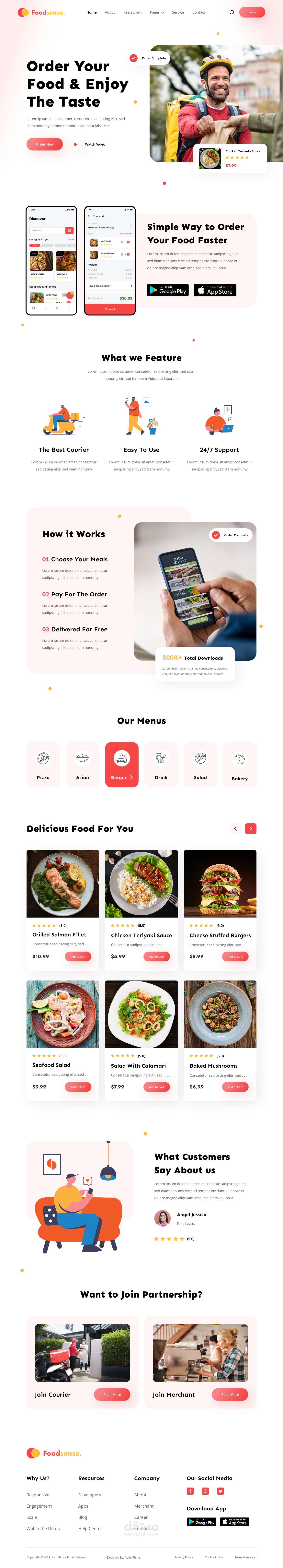 Foodsense موقع طعام