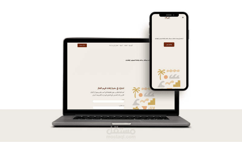 تصميم موقع على الوردبريس