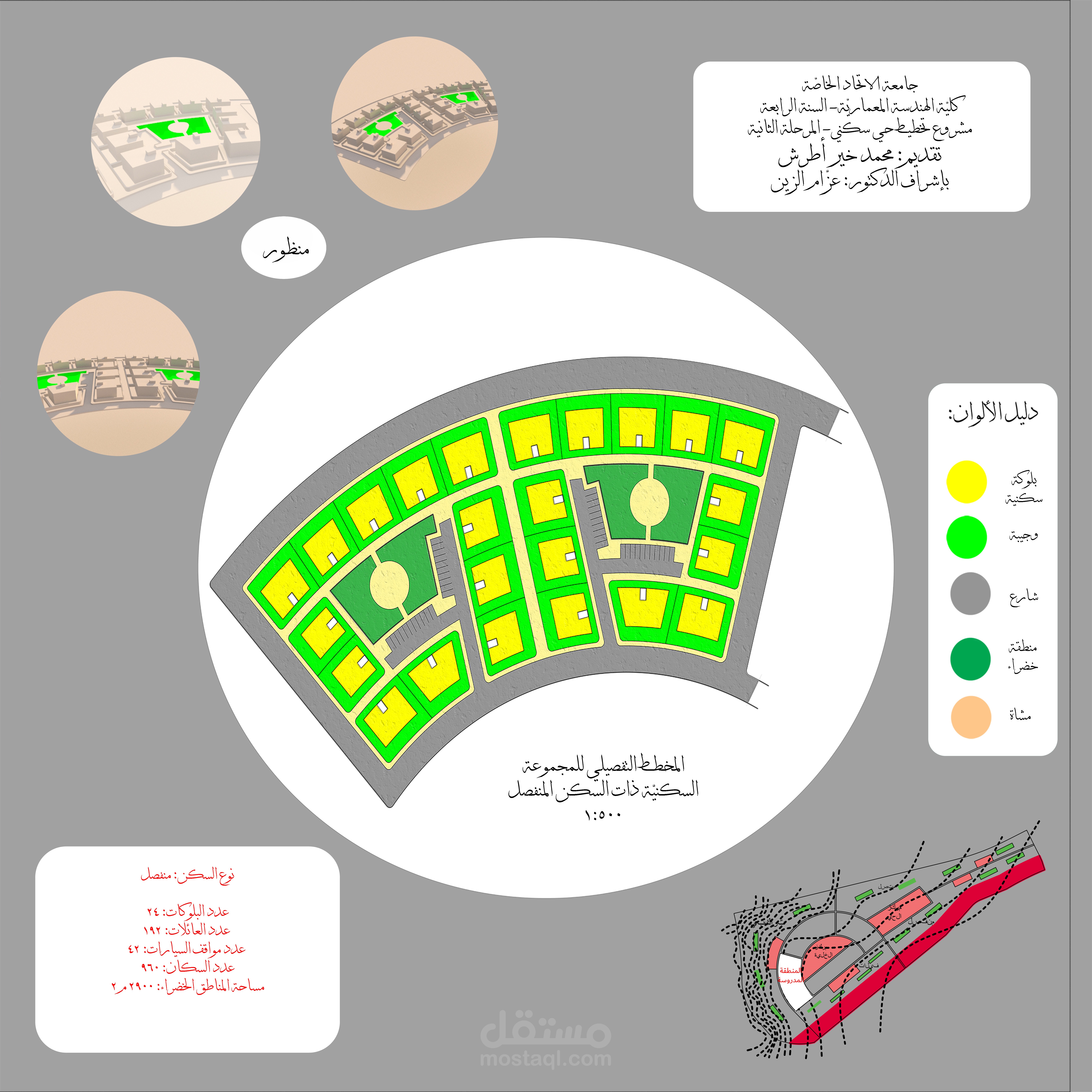 تصميم مجموعة سكنيّة