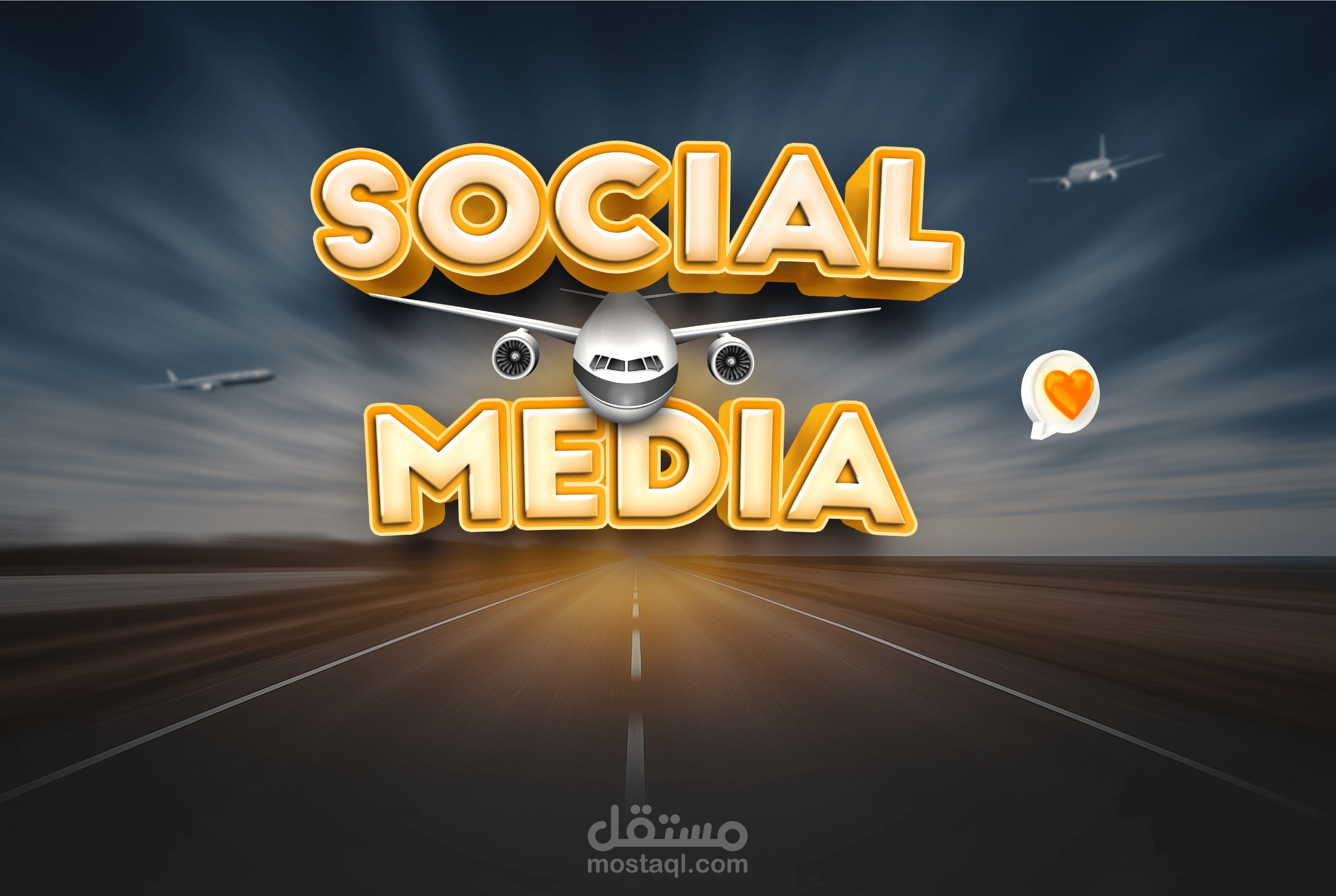 تصاميم سوشيال ميديا لشركة سفريات
