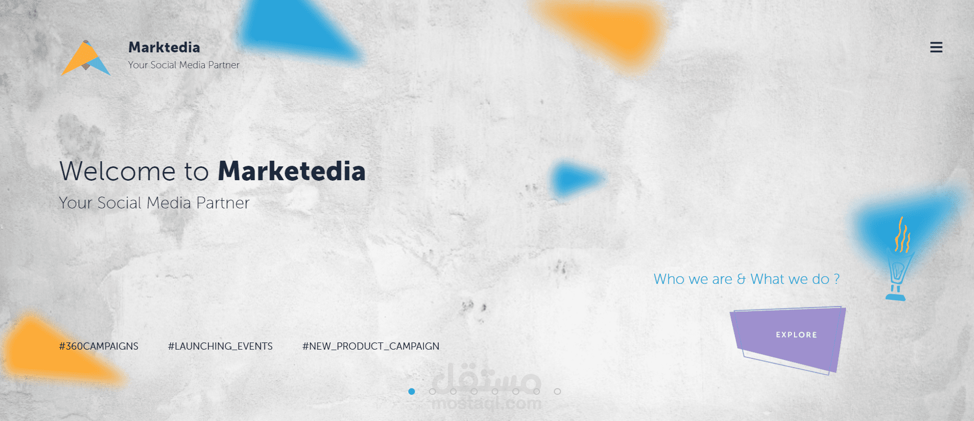 Marketedia - Marketing Company Website