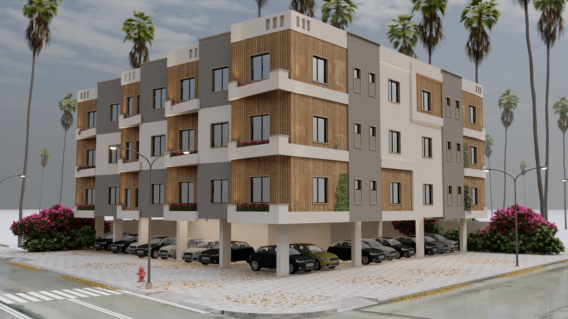 واجهة عمارة سكنية