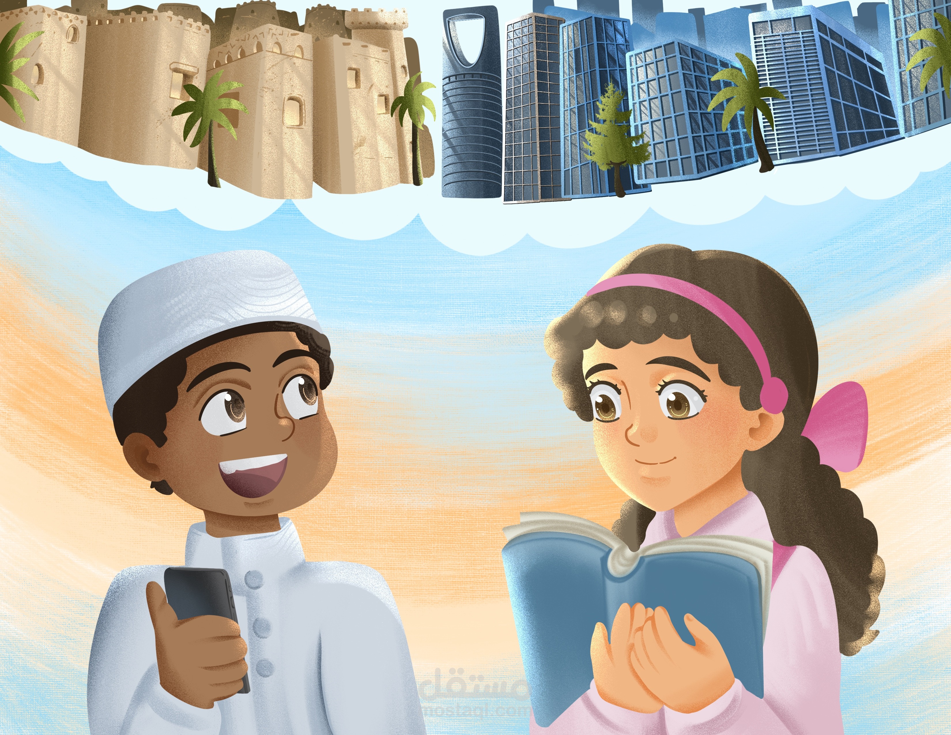 الرياض بين الماضي والحاضر