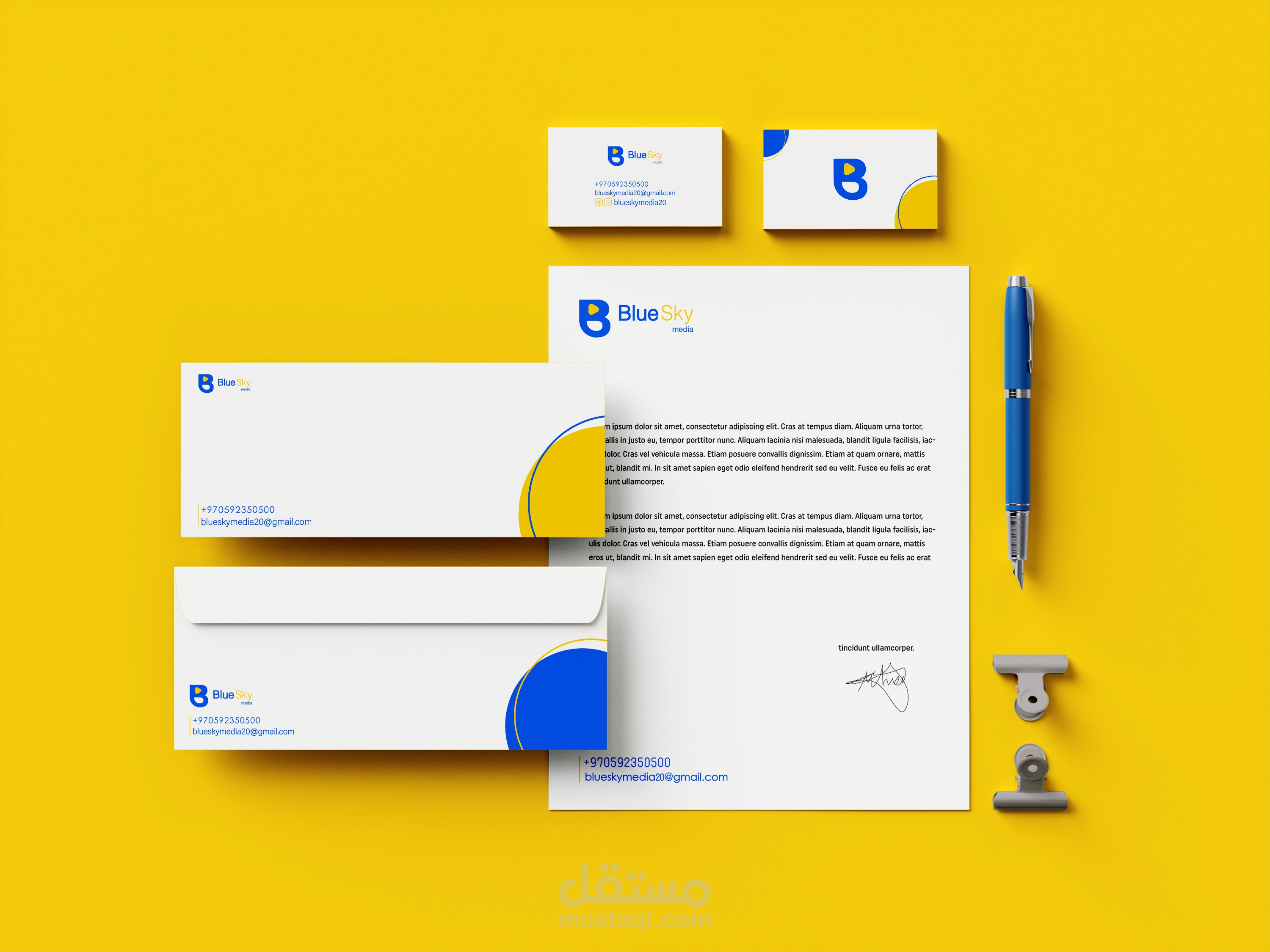 Blue Sky Media Identity