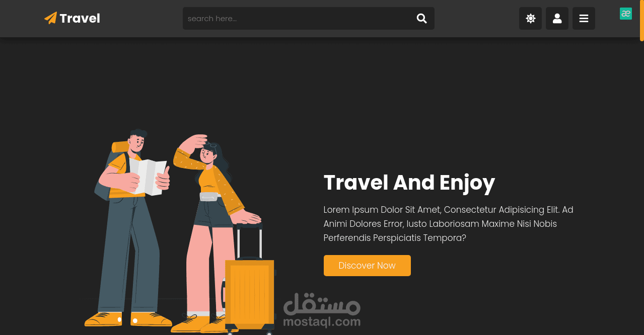 Travel agency website
