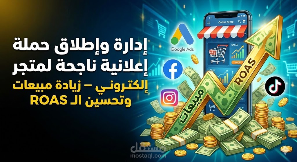 إطلاق وإدارة حملة Performance لمتجر إلكتروني وتحقيق نمو مبيعات بنسبة كبيرة خلال 30 يوم