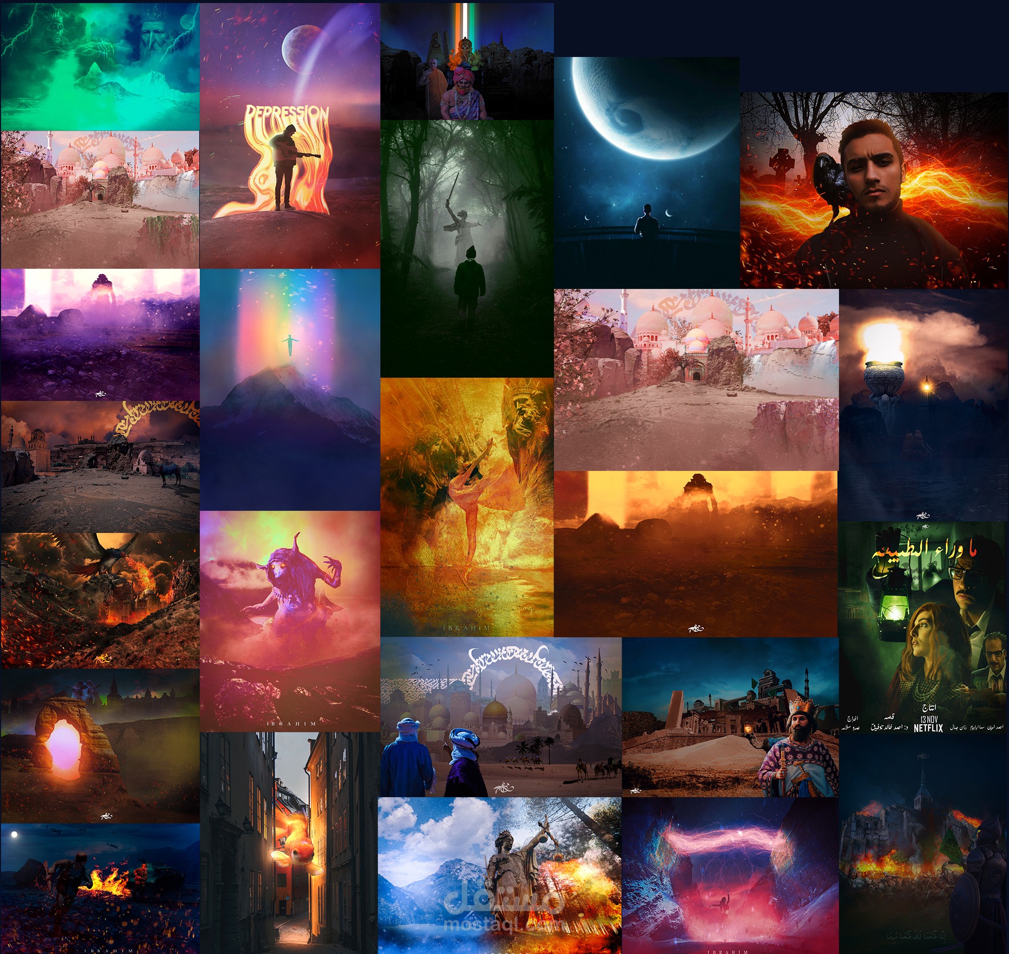 بعض اعمالي الدمجيه