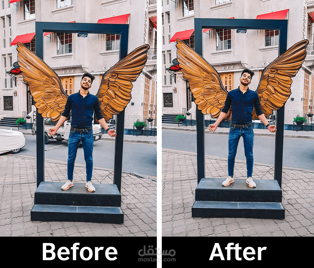 تعديل و touchup على الصور