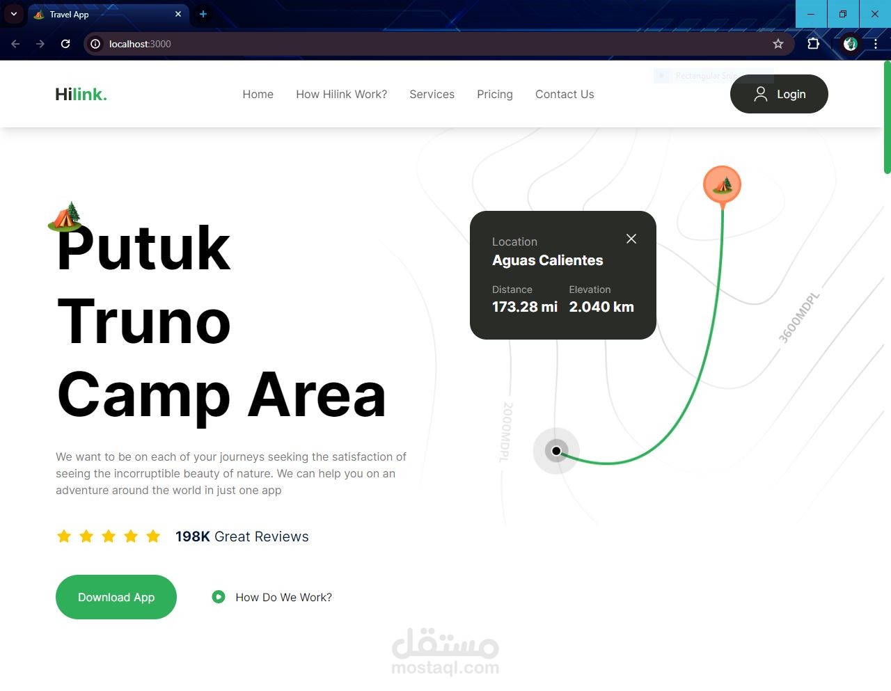 Travel Web Application
