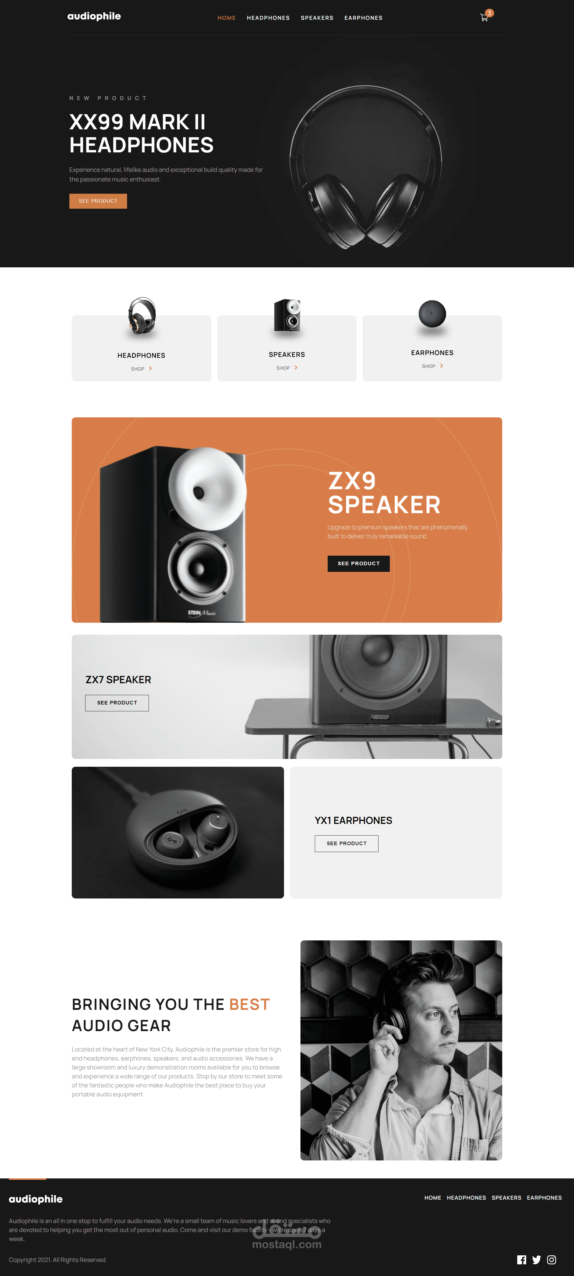 E-commerce website