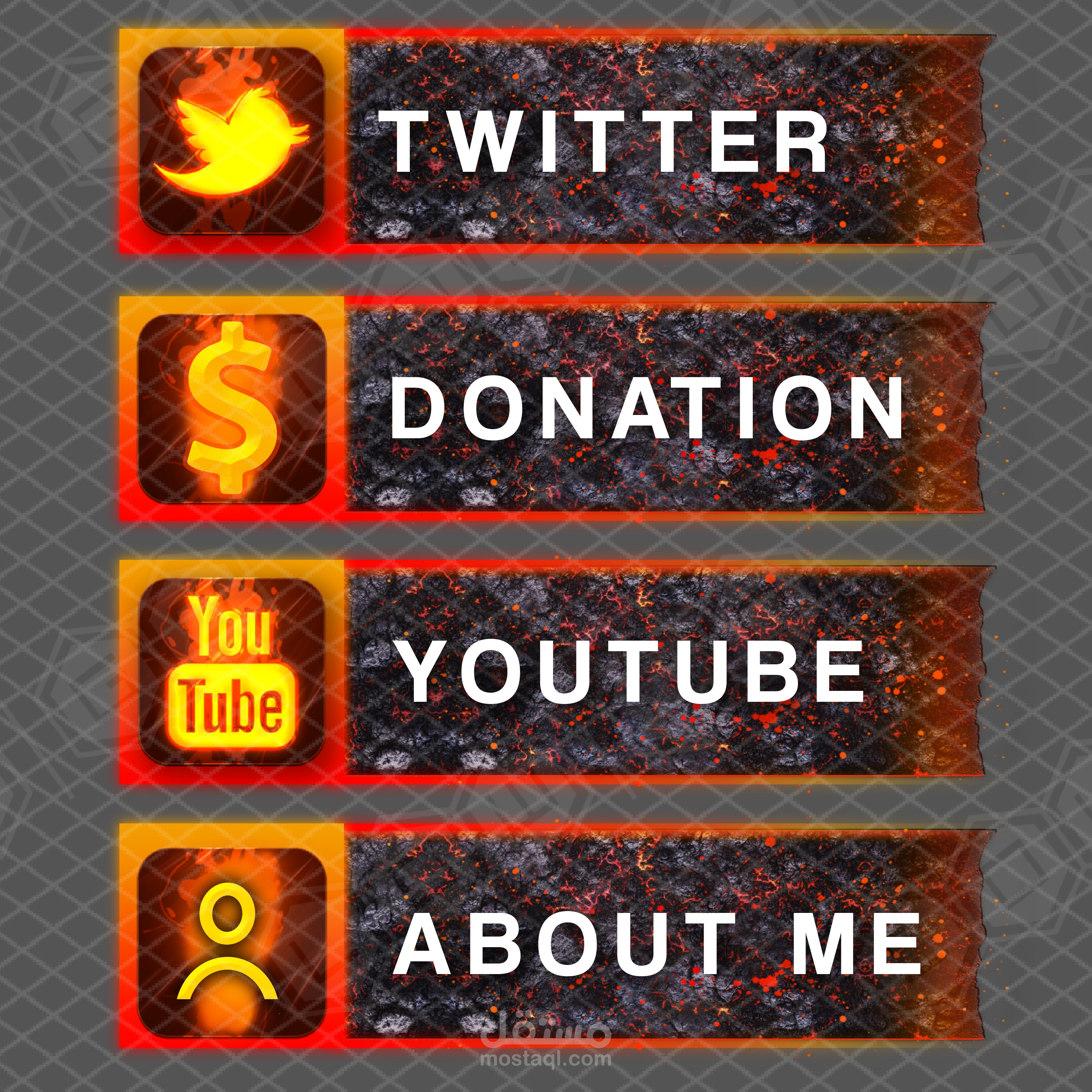 Twitch Pannels "Magma"  #1