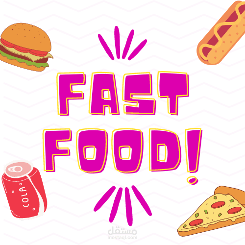 Menu for fast food