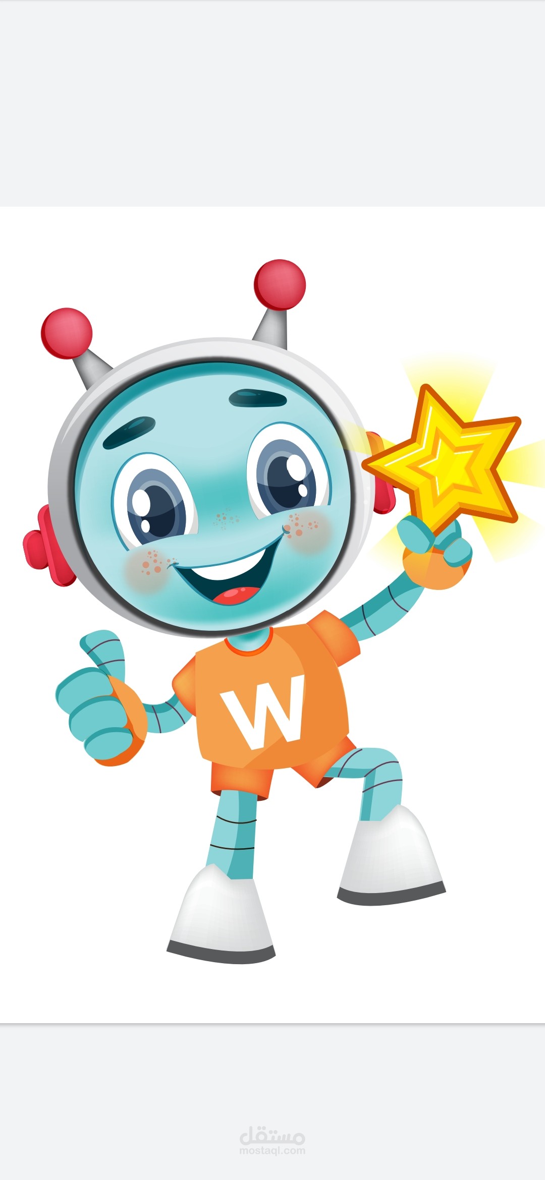 تصميم شخصية كرتونيه بجوده عاليه جدا