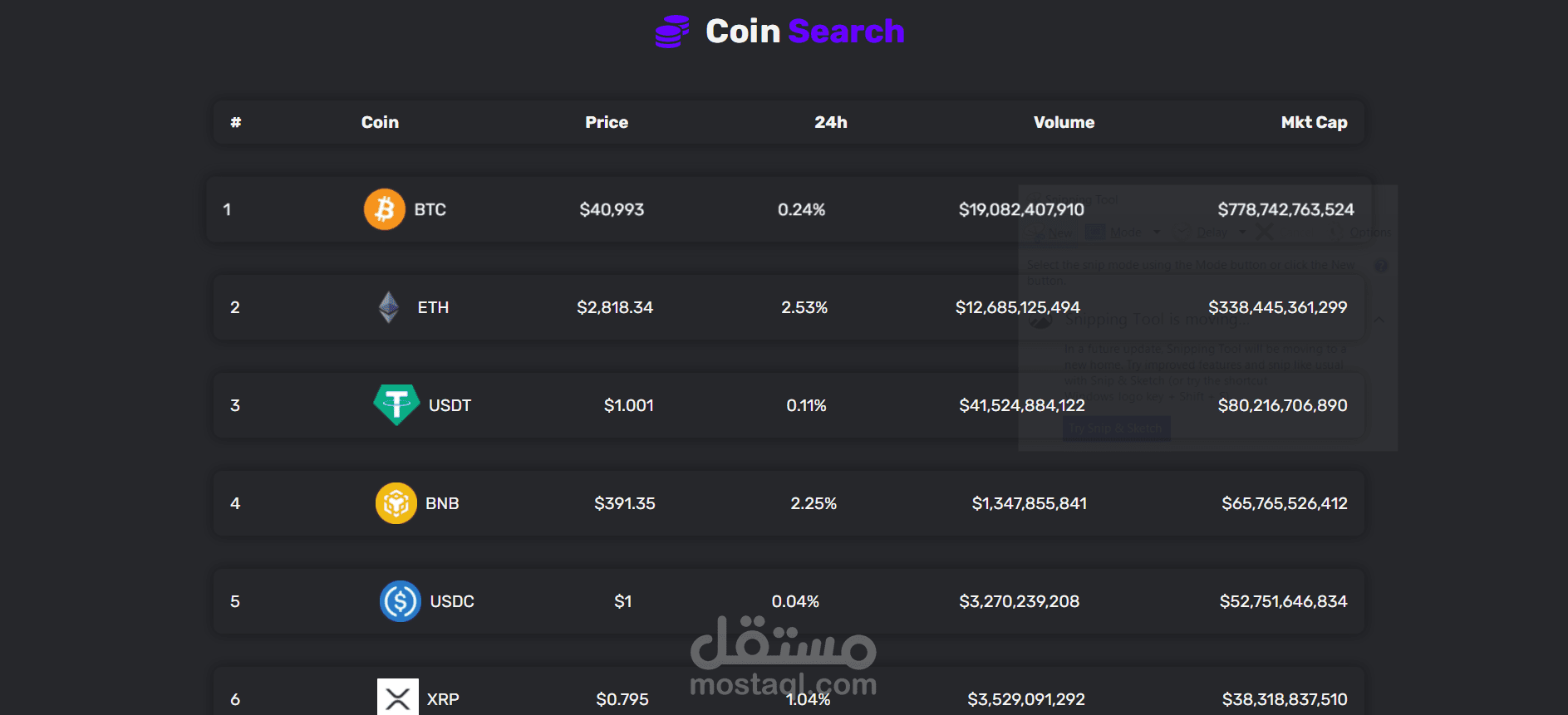 Crypto coins website