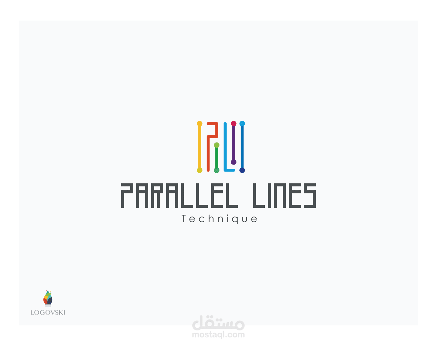 تصميم شعار وهوية | Parallel Lines