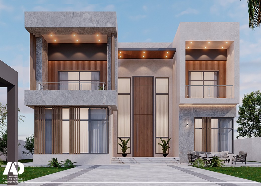 تصميم خارجي -فيلا مودرن
