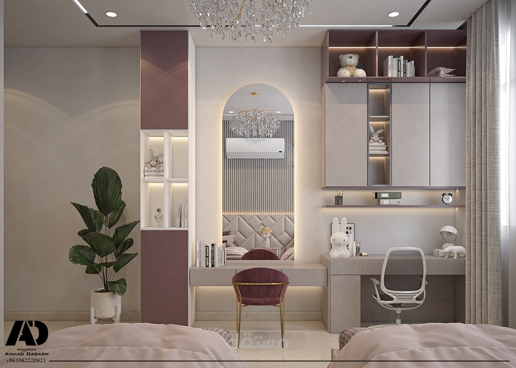 تصميم غرفة بنات