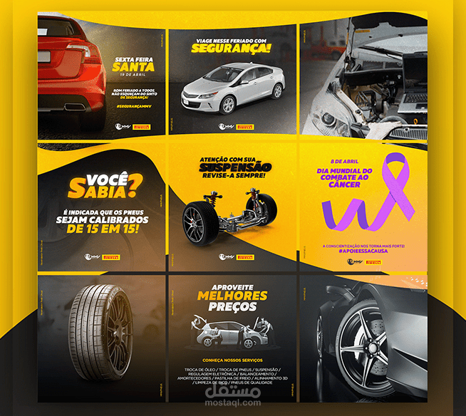 تصاميم سوشيال ميديا - social media لورشة سيارات