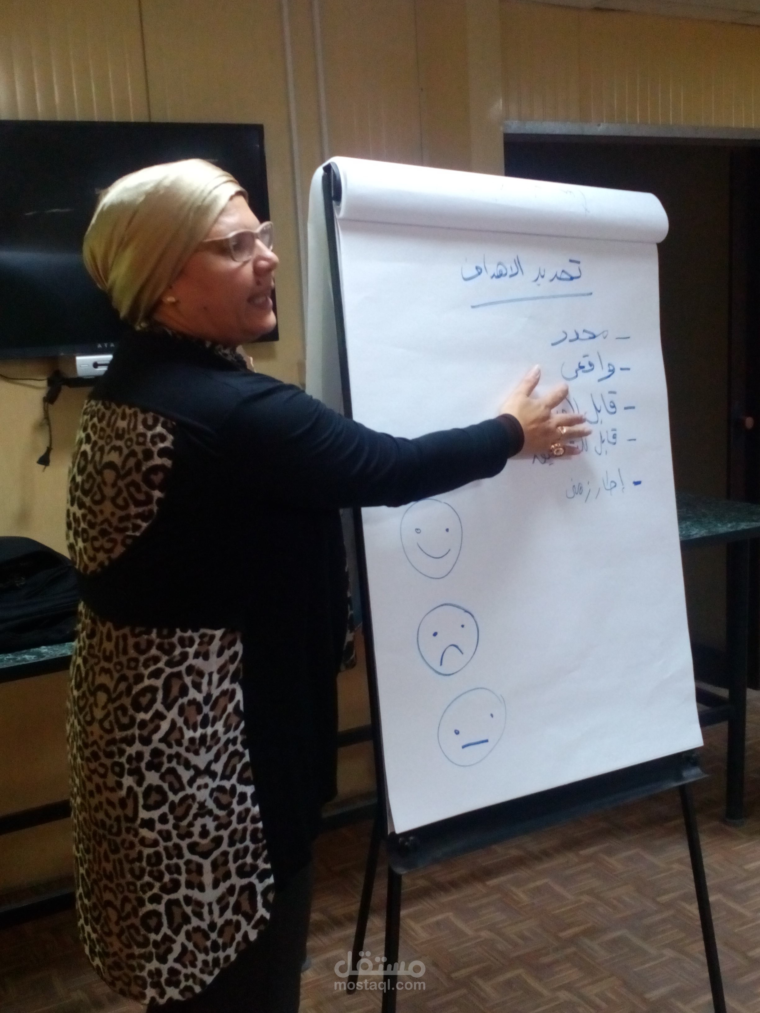 تدريب سيدات علي ادارة المشروعات المتناهيه