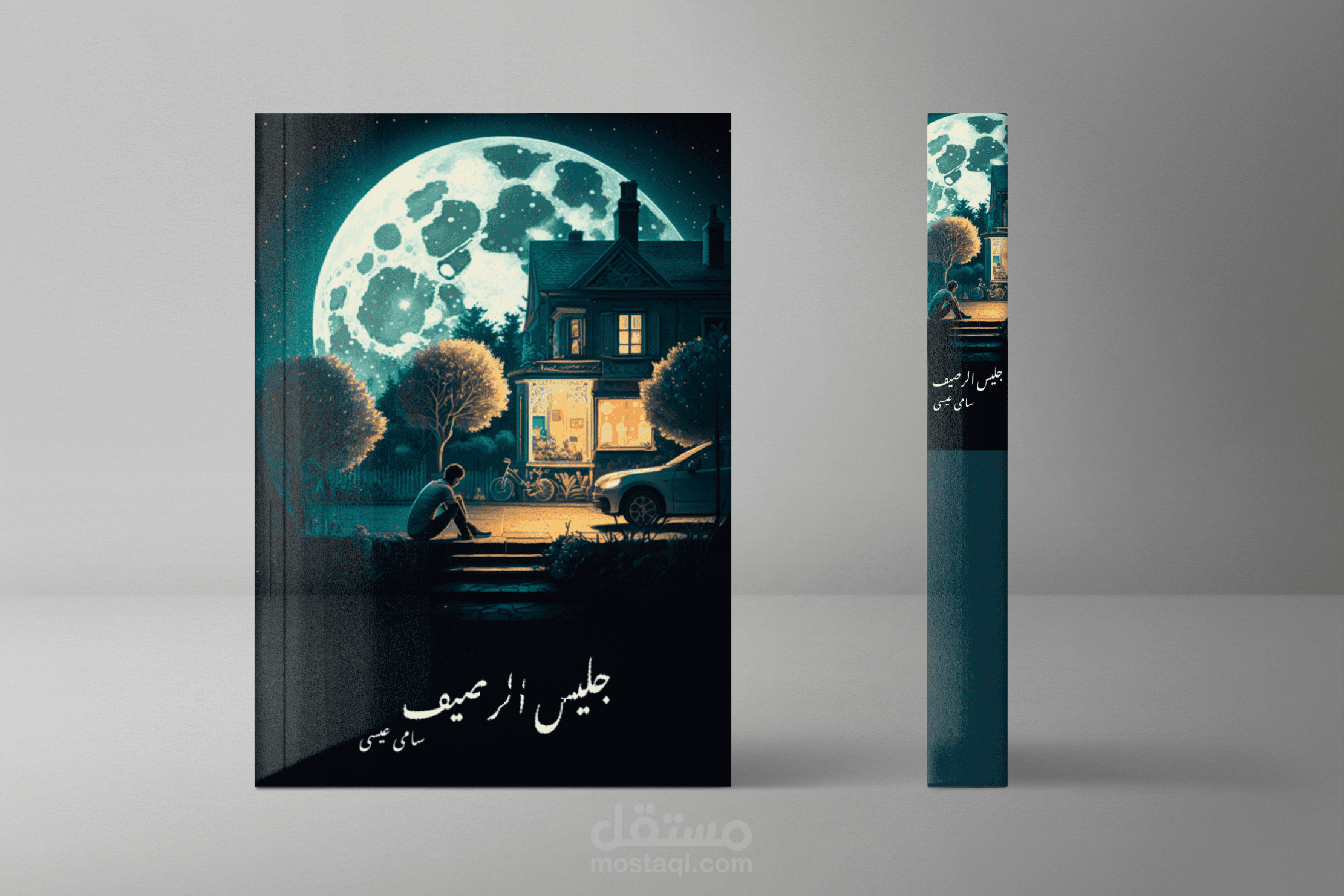 غلاف كتاب بأسم جليس الرصيف