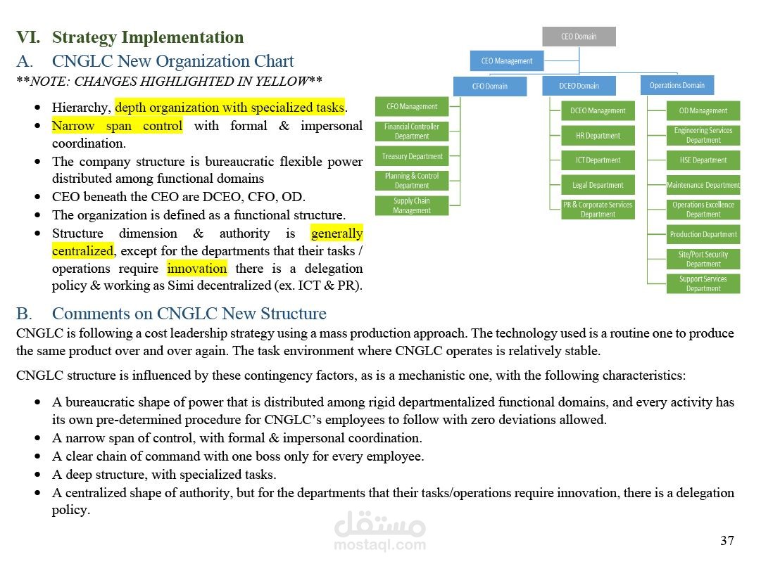 Report using Microsoft Word