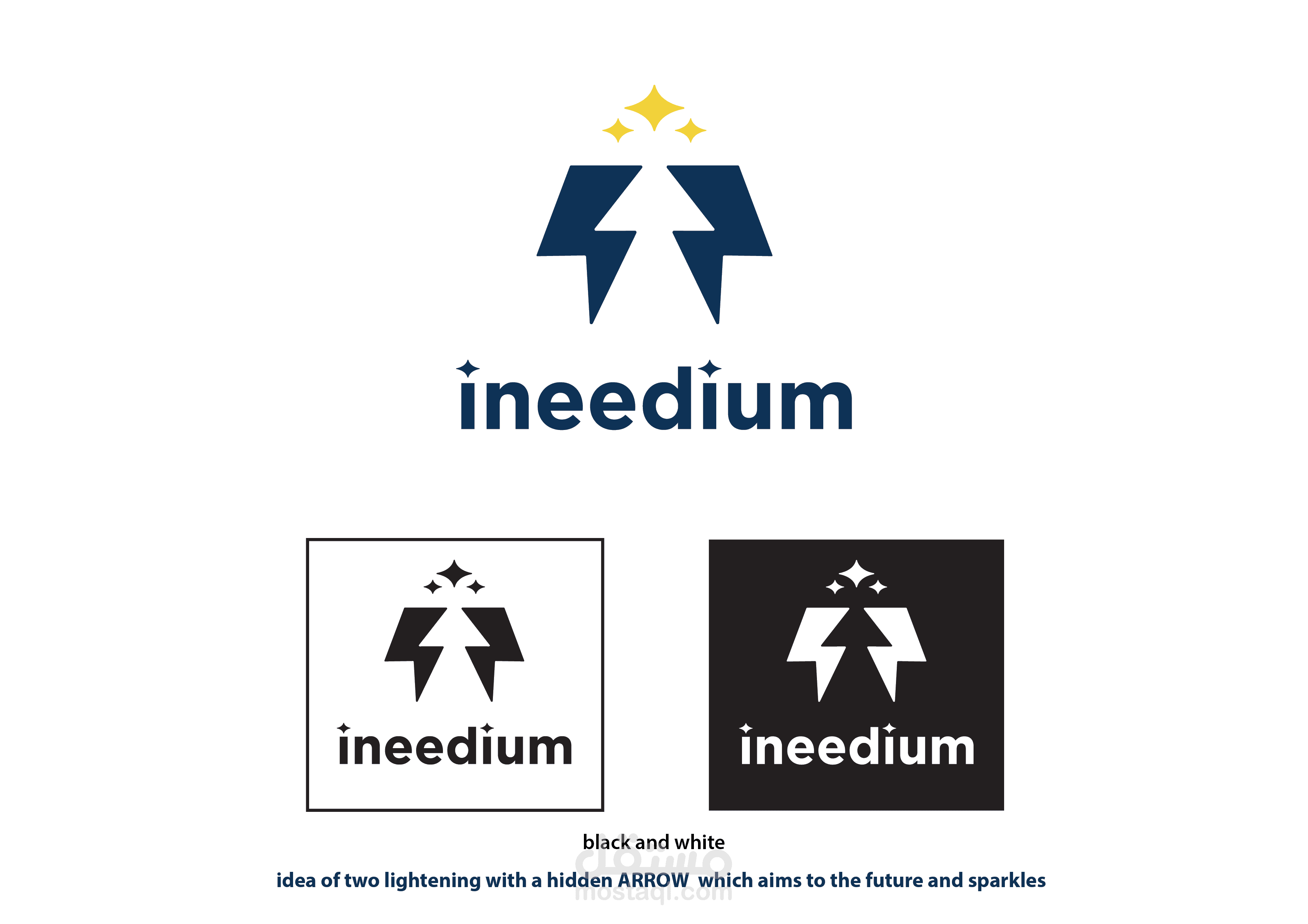 Ineedium logo _شعار اينيديوم