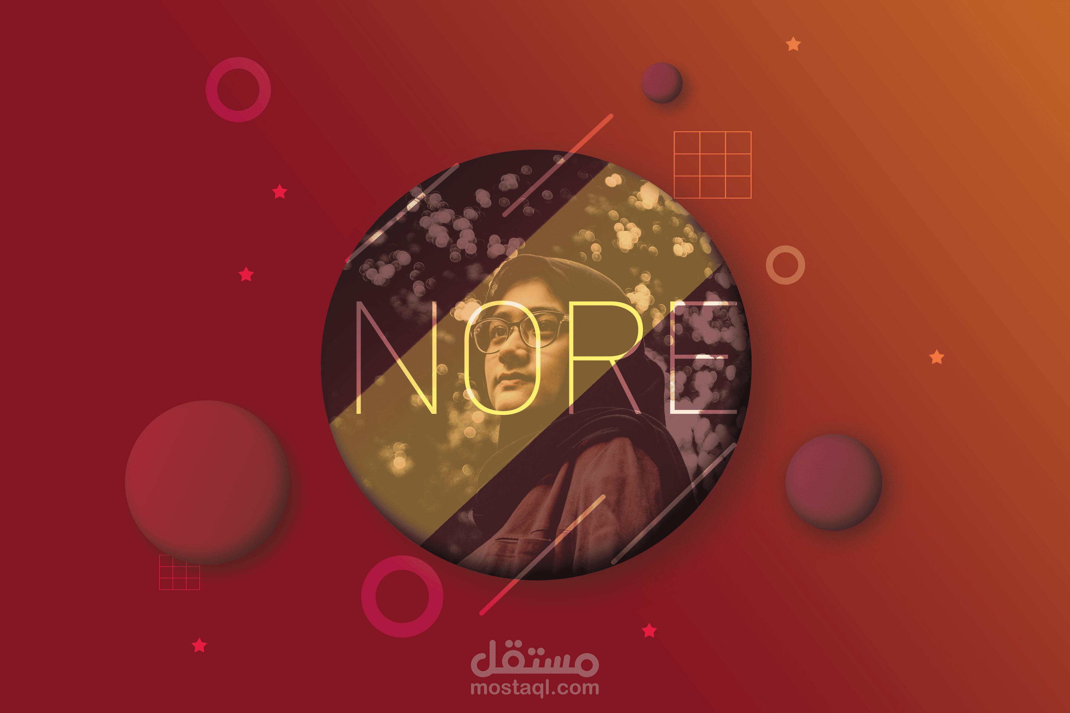 غلاف معرض اعمال"portfolio"