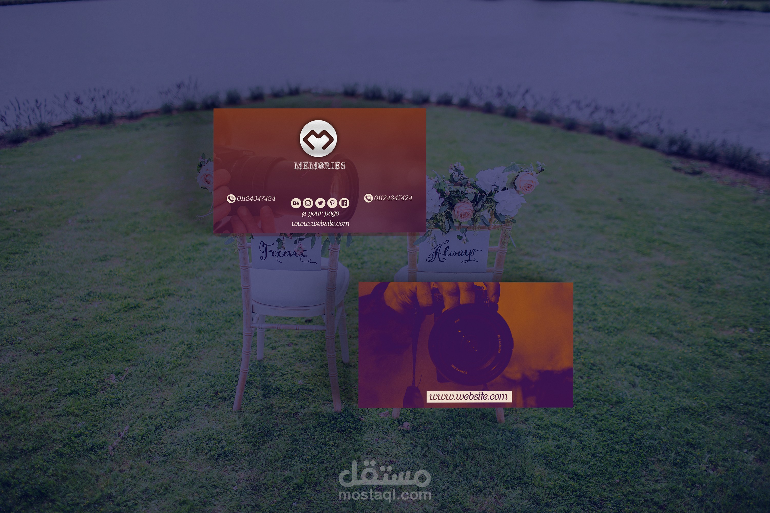 photographer business card