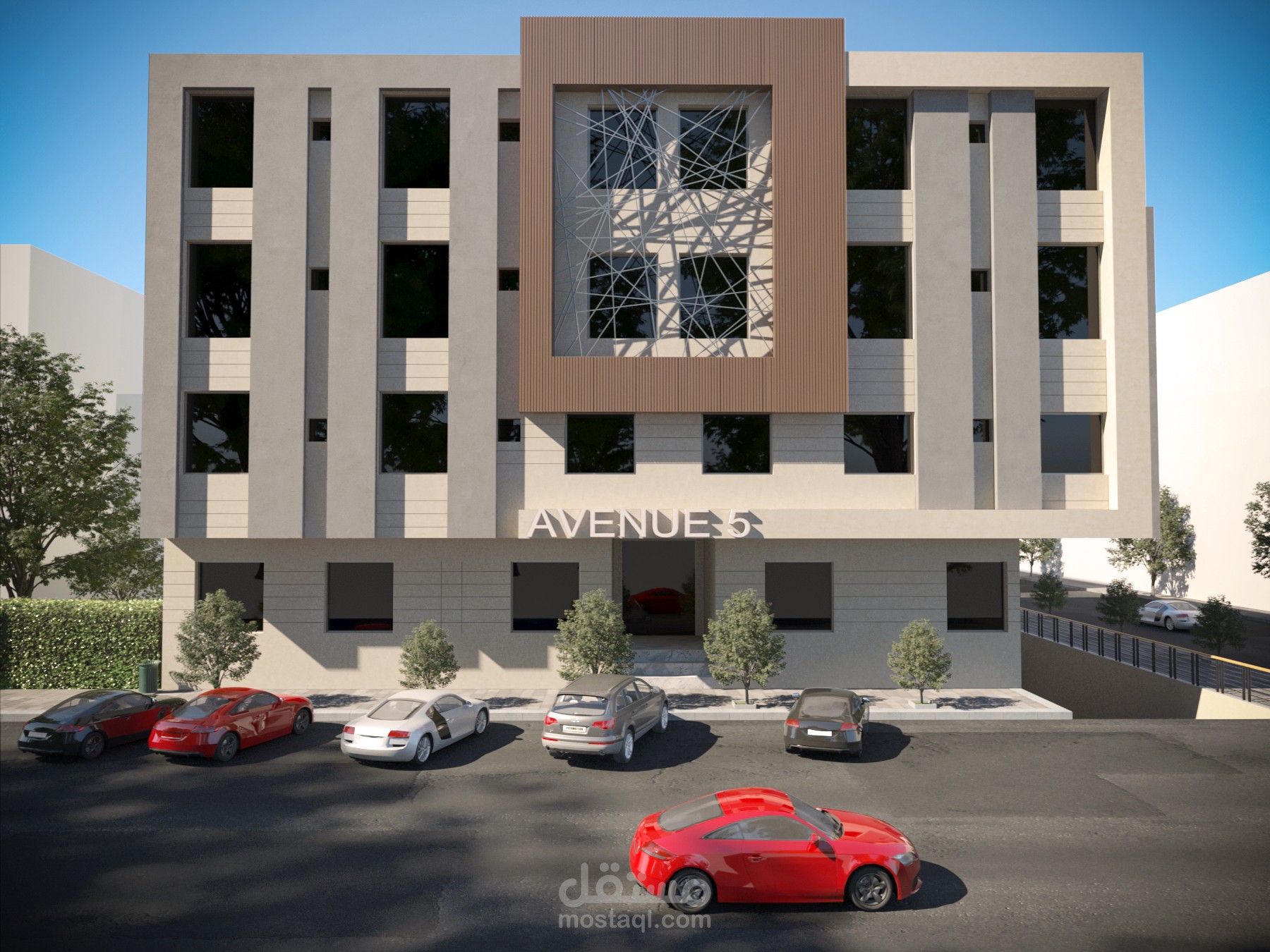 تصميم واجهات مبنى سكني  في السعودية