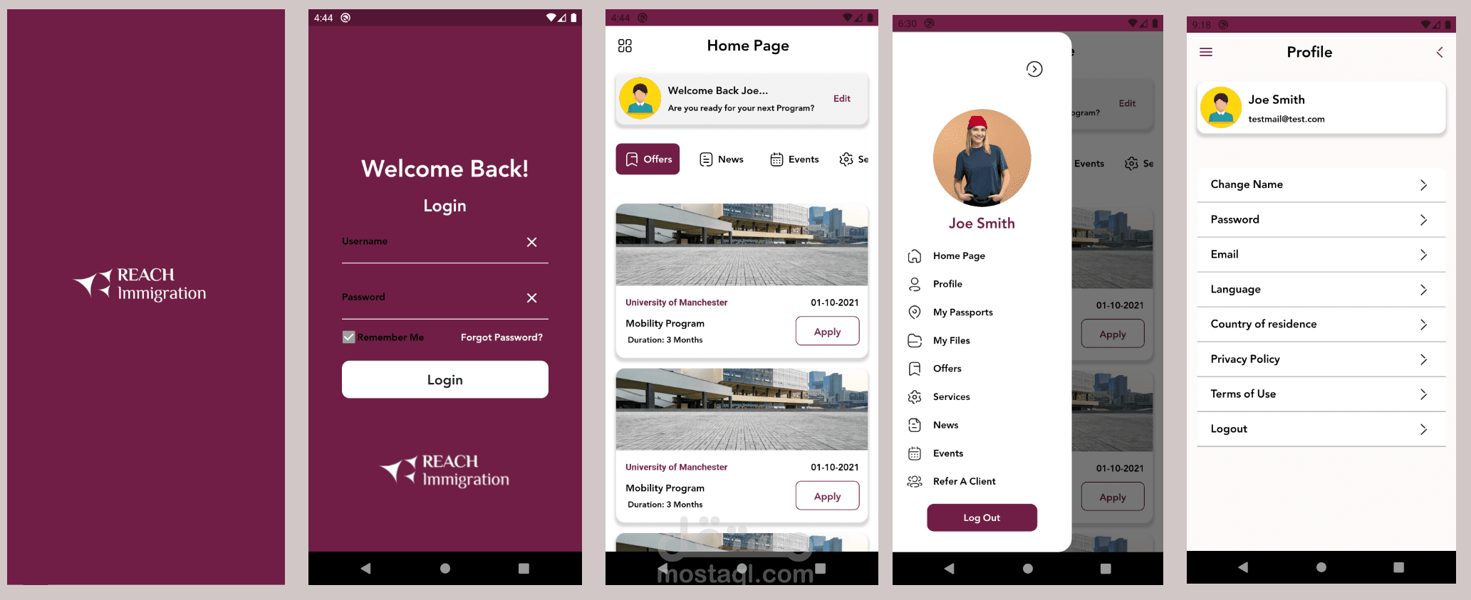 تطبيق خدمات خاصة flutter