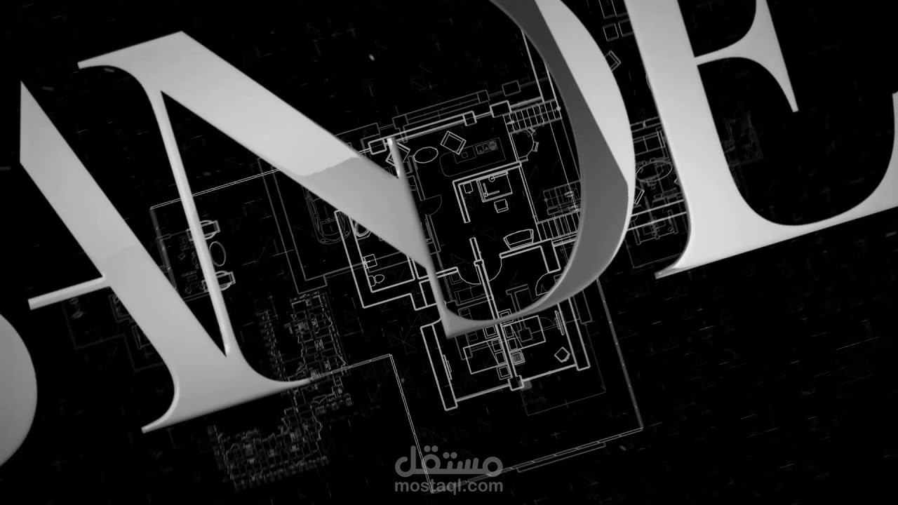 انترو احترافي لشركة هندسية  بستخدام افترافكت