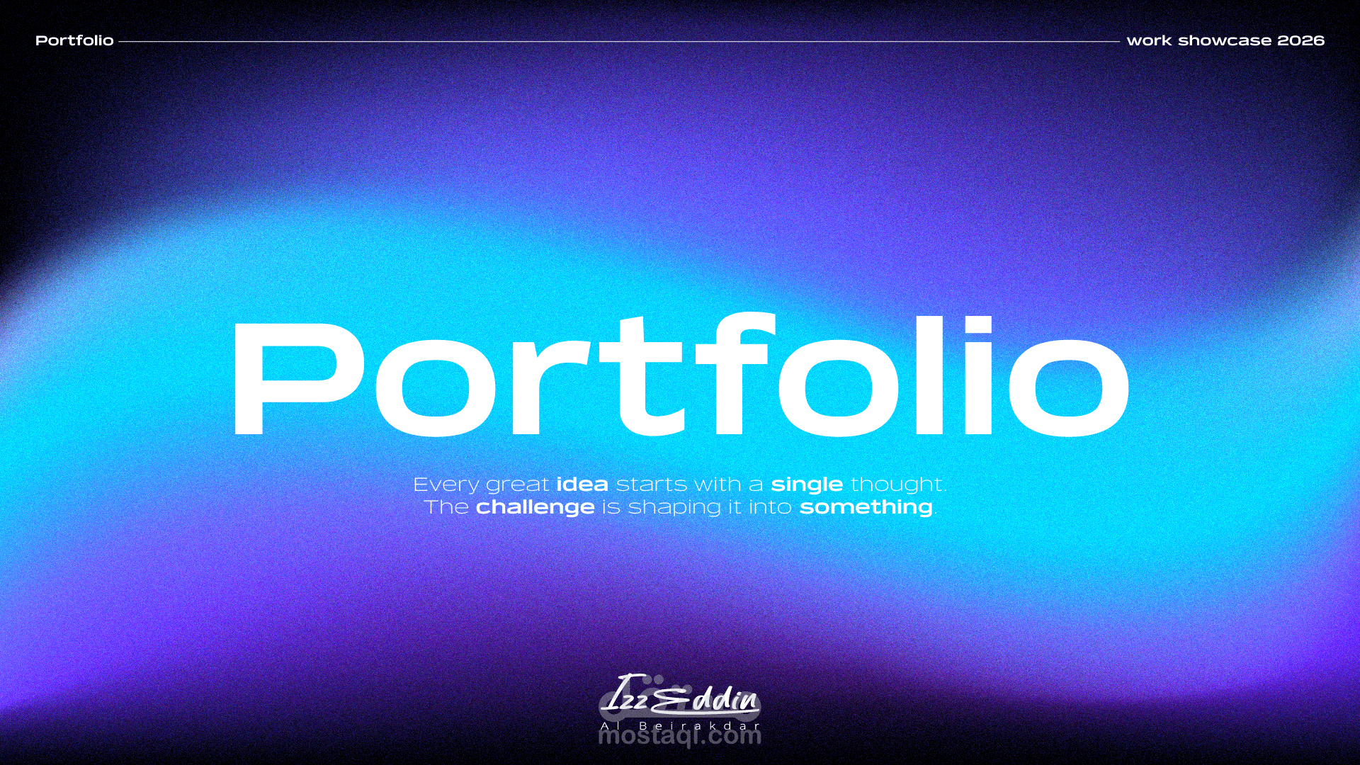 PORTFOLIO | Graphic Design 2026